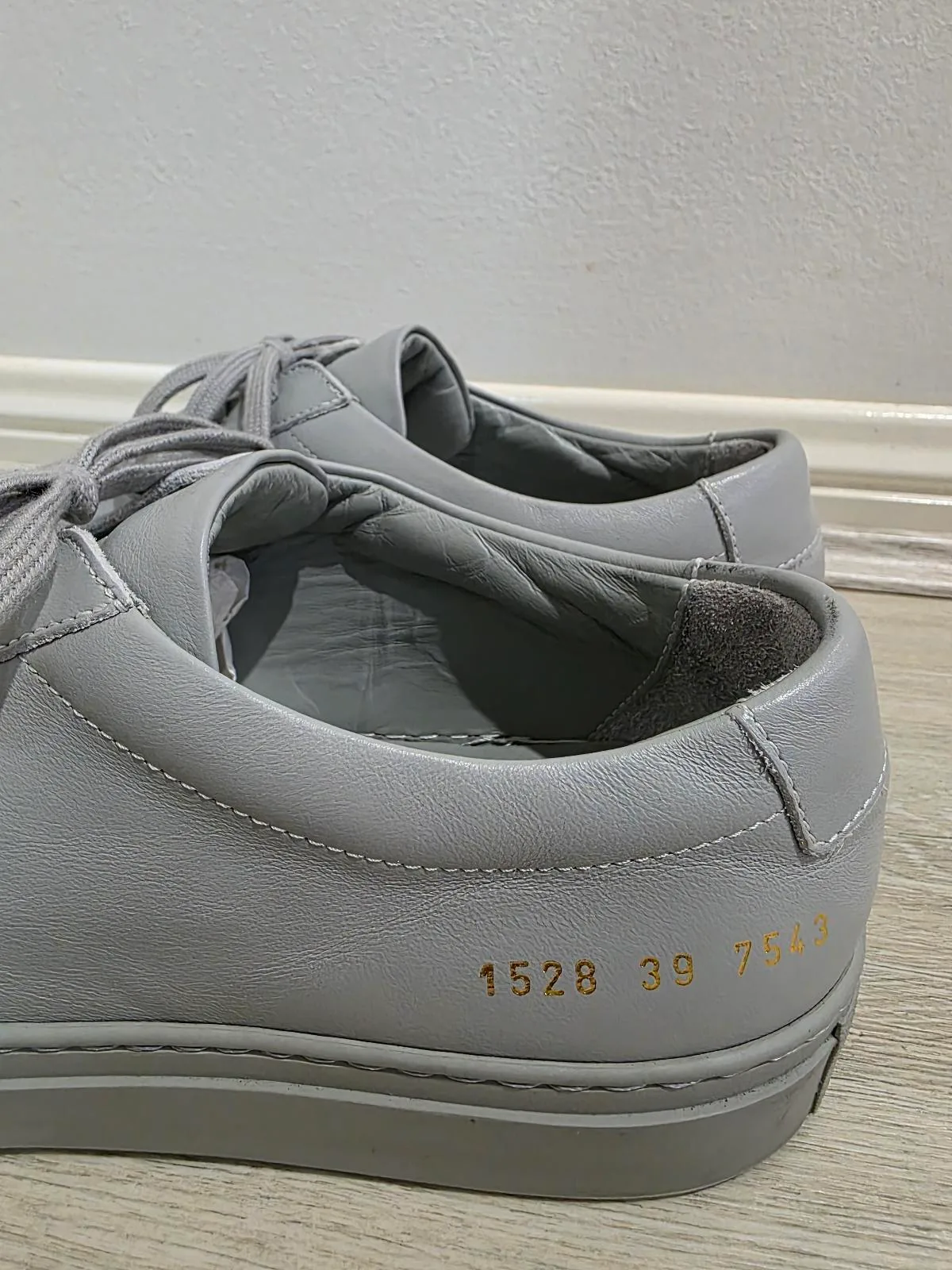 Common Projects Original Achilles Low (Grey Leather) - Size 39 — photo 7