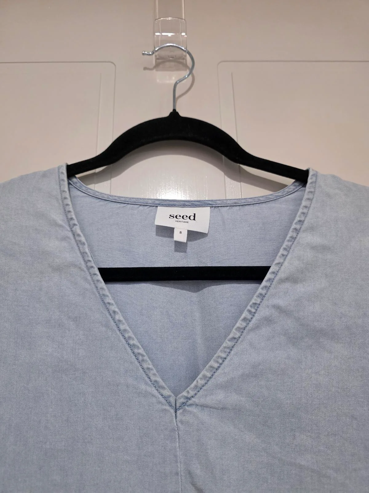 Seed Heritage blue mini dress - size 8 — photo 2