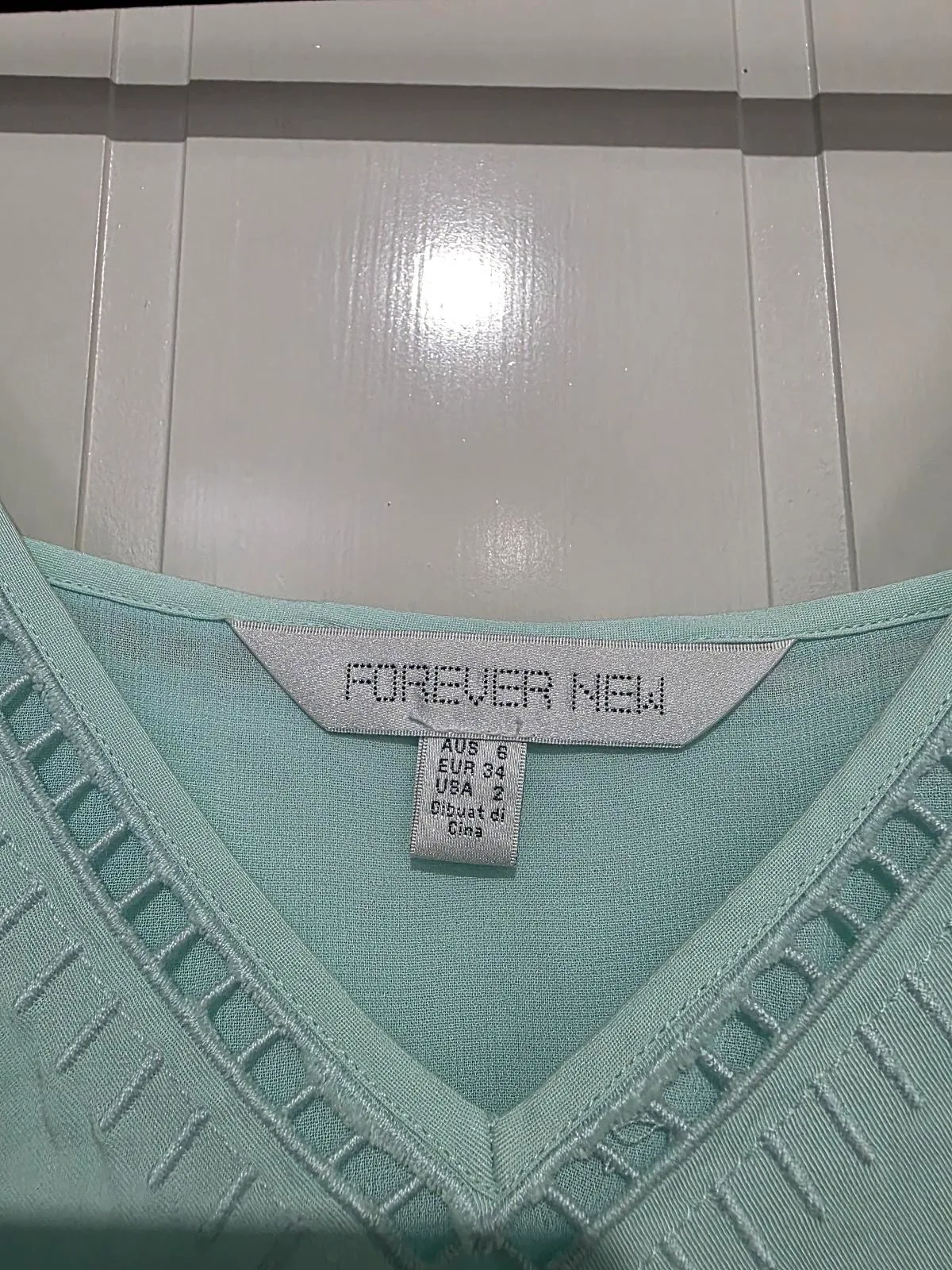 Forever New Mint Green Mini Dress Size AUS 6 – photo 8