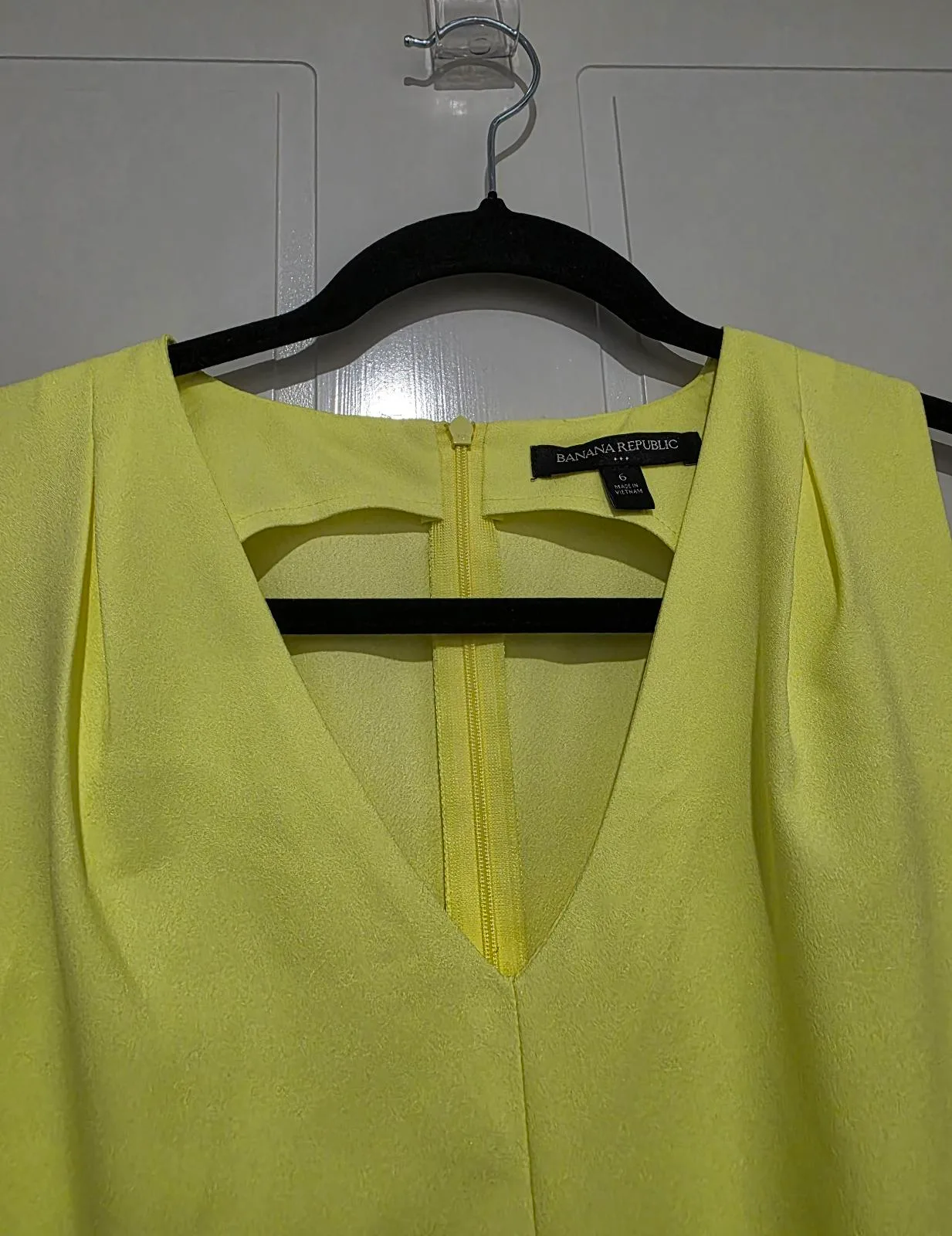 Banana Republic Neon Yellow Shift Dress - Size US 6 / AU 10 – photo 3