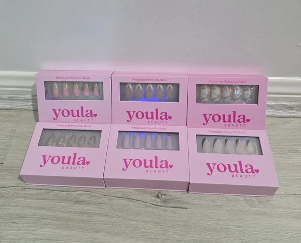 Youla Beauty Premium Press-On Nails x6