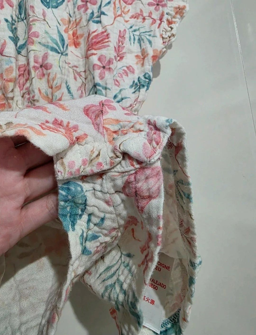 Purebaby Organic Cotton Floral Playsuit Jumpsuit - Size 1 (12-18 Months) — photo 7