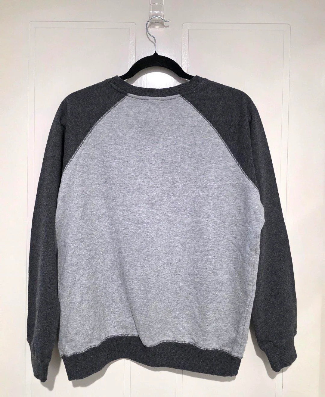 Lee Two-Tone Raglan Crewneck Sweatshirt Jumper Grey - Size 10 — photo 8