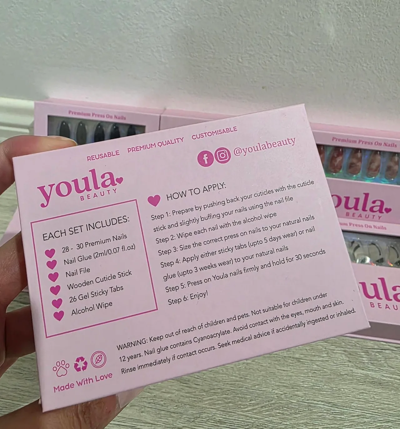 Press on nail bundle (6 sets) – photo 2