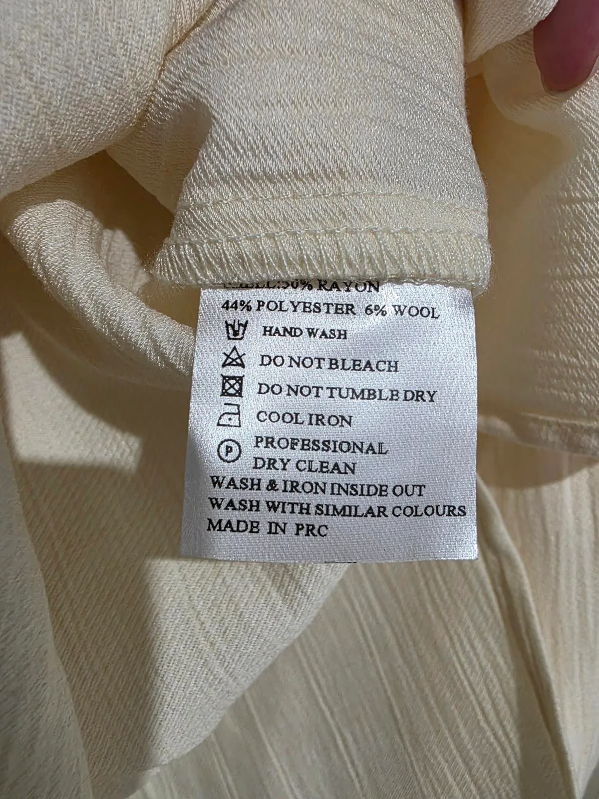 Studio Elan Latizia Textured Plisse Shirt - Size 10 — photo 6