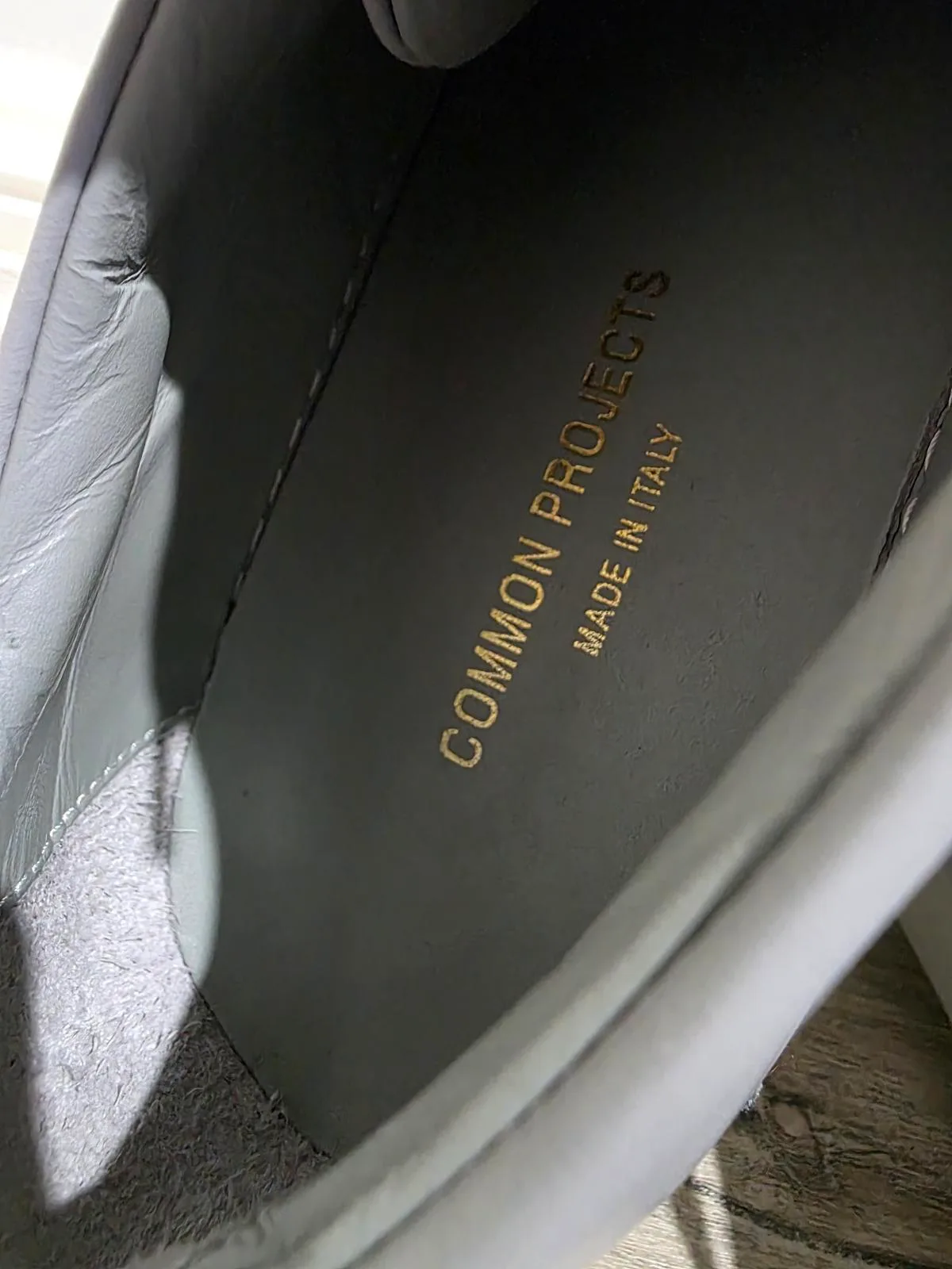 Common Projects Original Achilles Low (Grey Leather) - Size 39 — photo 11