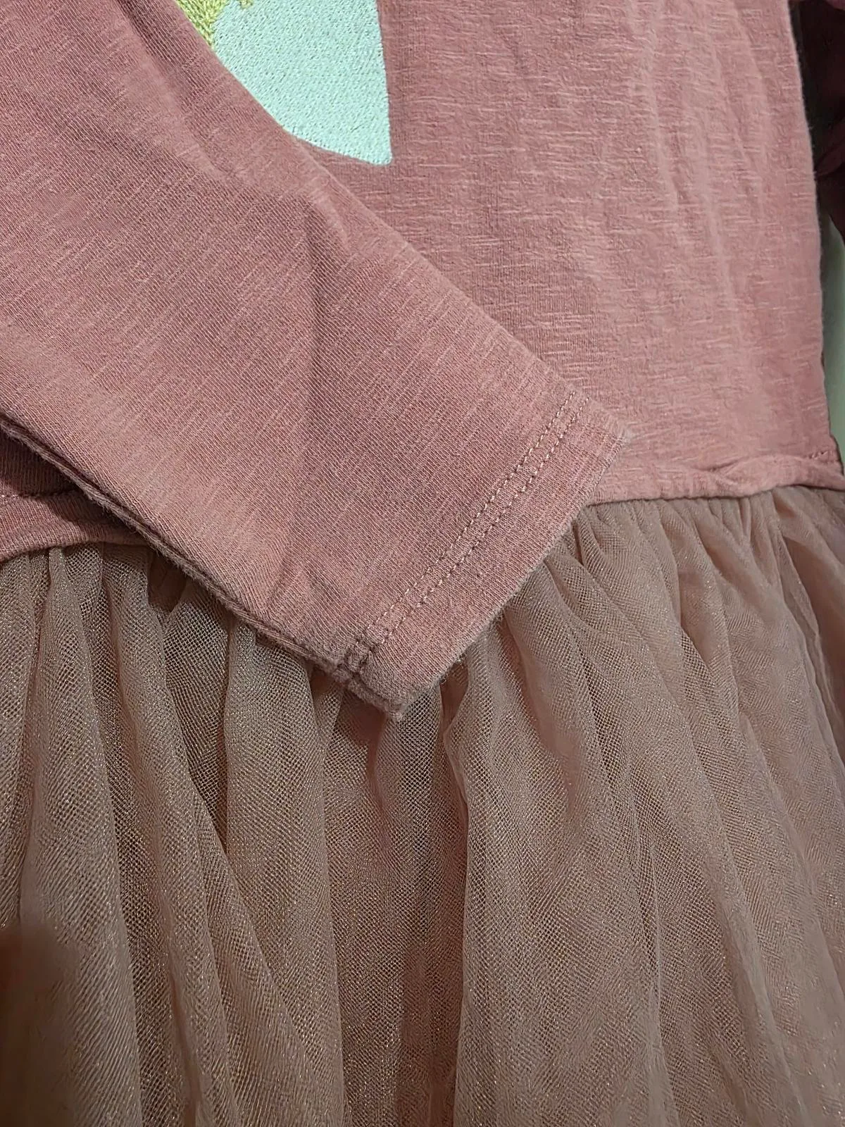Target Girls Pink Unicorn Tulle Dress - Size 5 — photo 5
