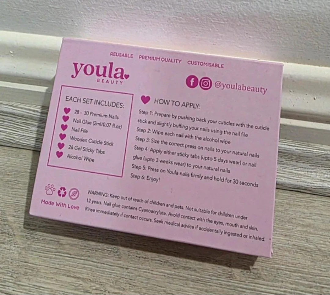 Youla Beauty press on nails - Serenity — photo 3