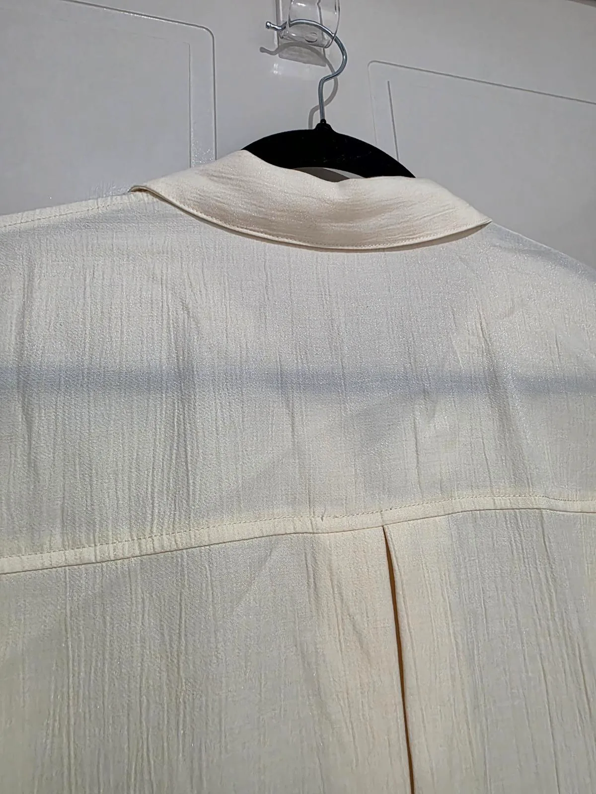 Studio Elan Latizia Textured Plisse Shirt - Size 10 — photo 10