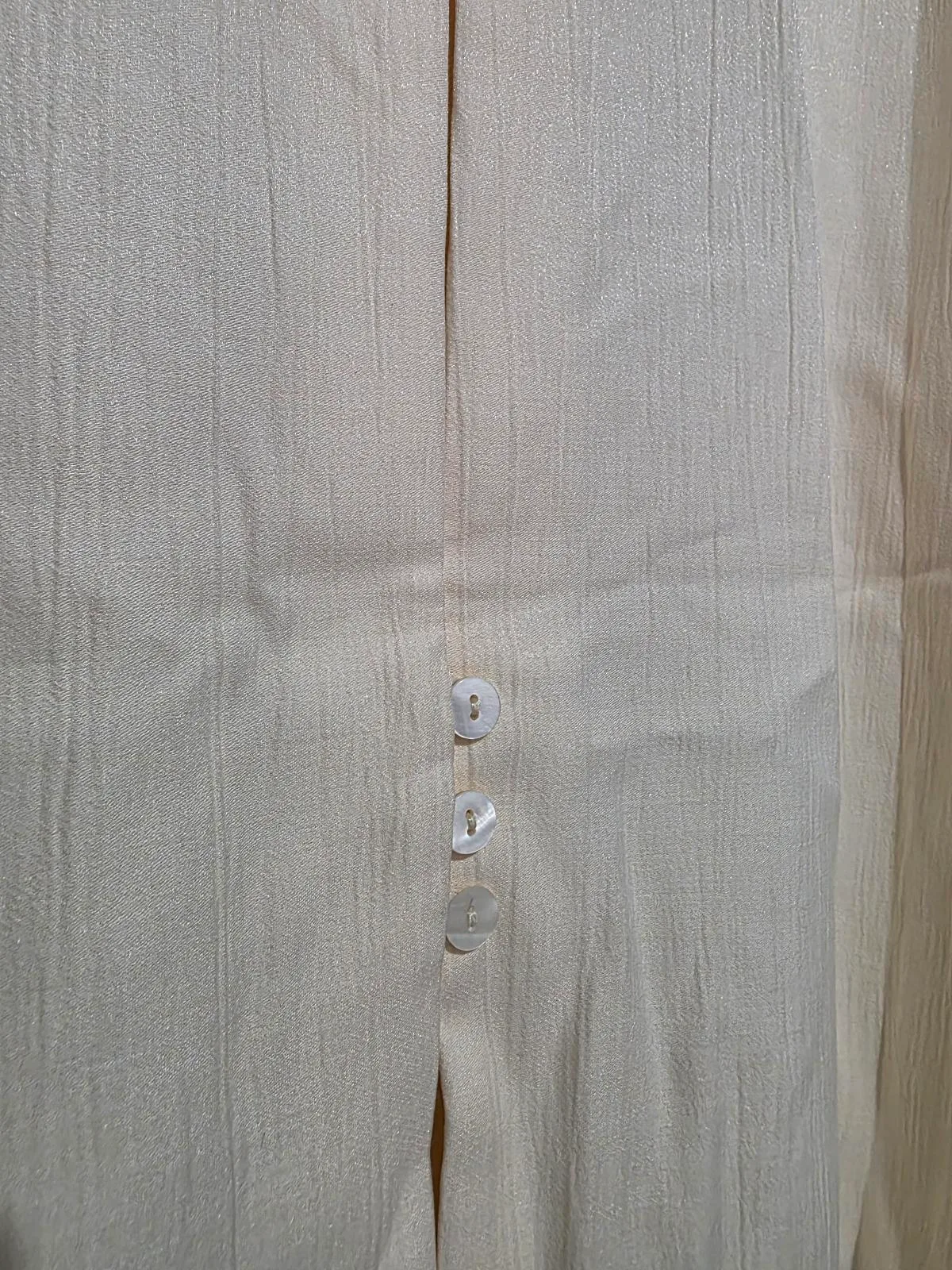 Studio Elan Latizia Textured Plisse Shirt - Size 10 — photo 9