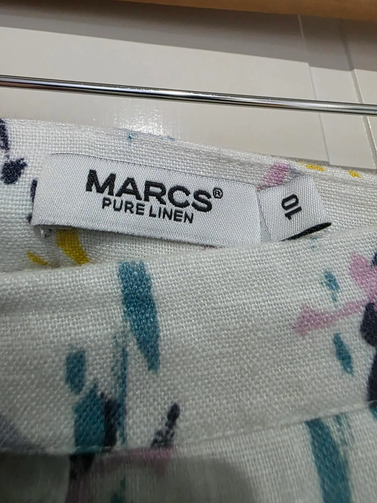 Marcs "Stroke Of Luck" linen skirt - Size 10 — photo 2