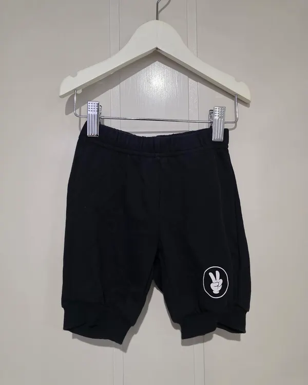 Adidas x Disney Mickey Mouse Infant Shorts Black - Size 2T / 18-24M