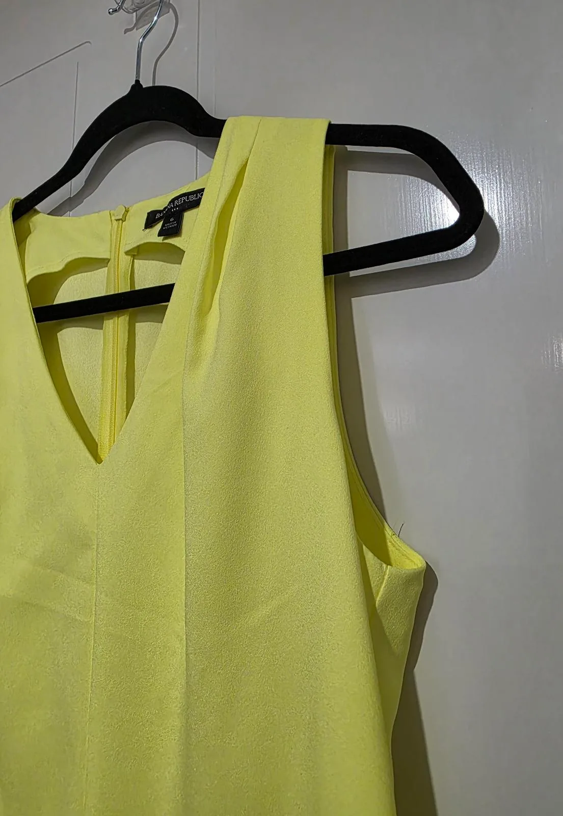 Banana Republic Neon Yellow Shift Dress - Size US 6 / AU 10 – photo 6