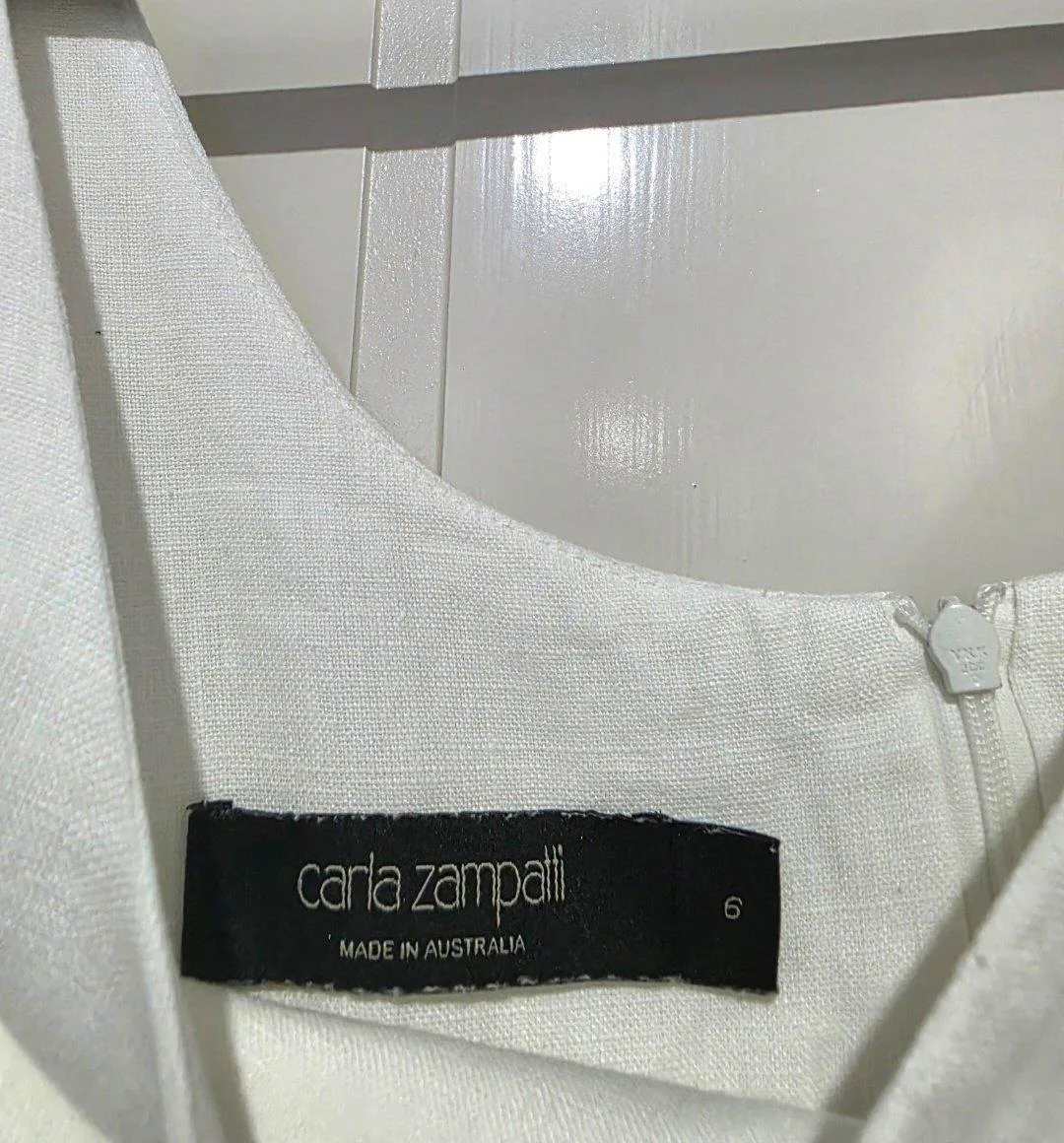 Carla Zampatti Linen Dress - Size AU6 – photo 6