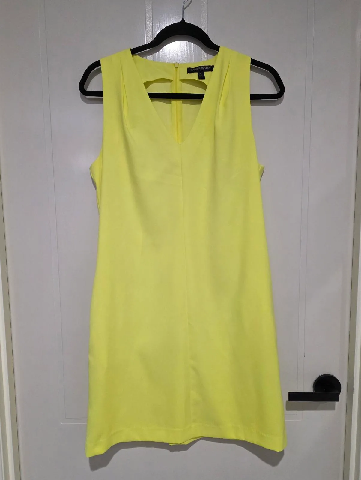 Banana Republic Neon Yellow Shift Dress - Size US 6 / AU 10 – photo 2