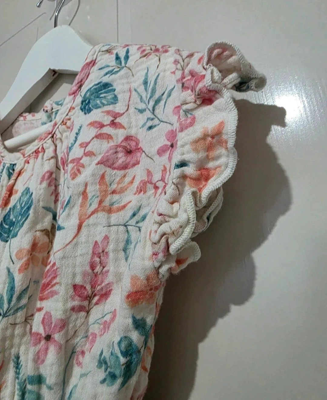 Purebaby Organic Cotton Floral Playsuit Jumpsuit - Size 1 (12-18 Months) — photo 6