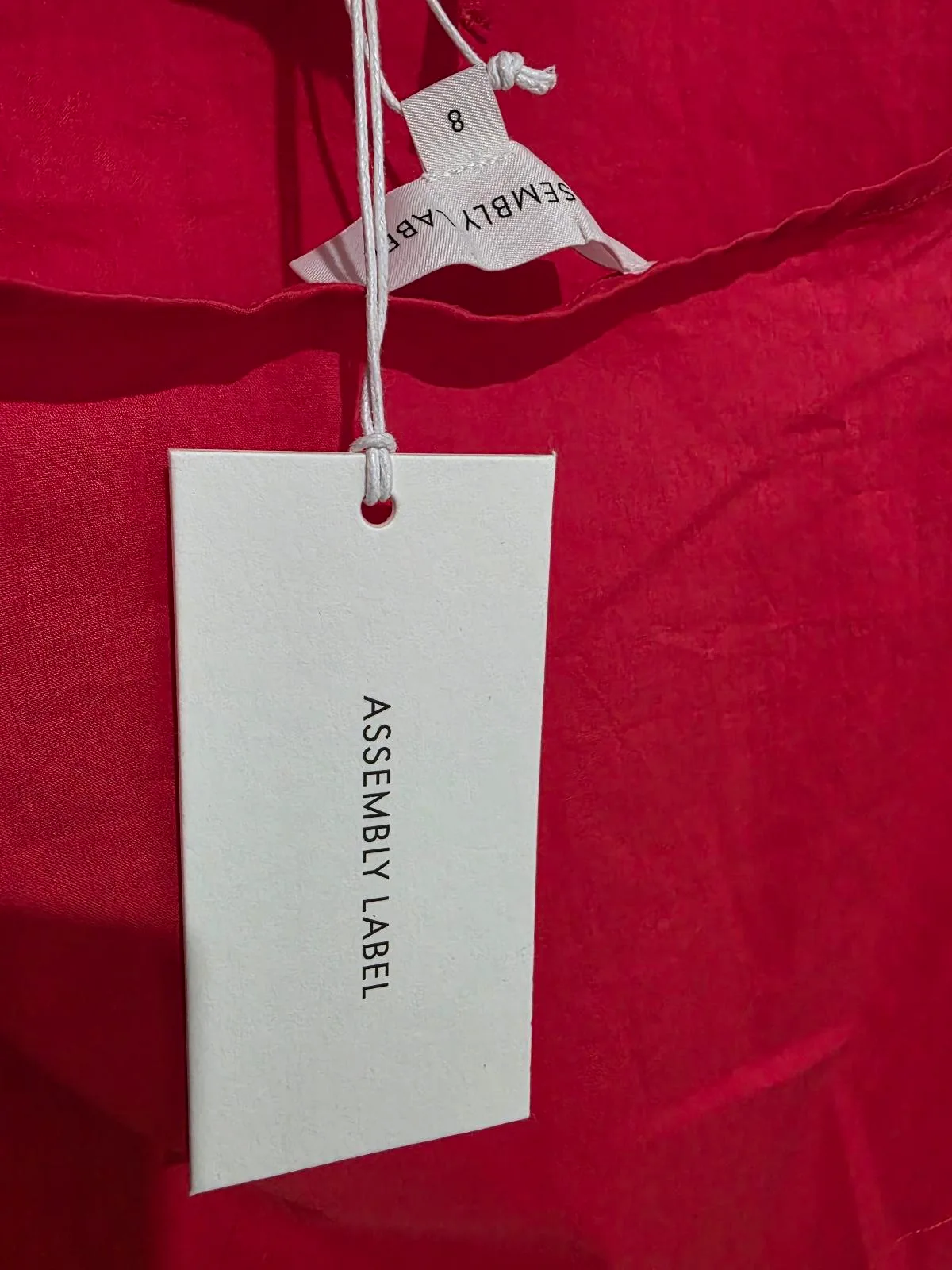 BNWT Assembly Label Henny Top in Chilli Red – Size AU 8 — photo 6