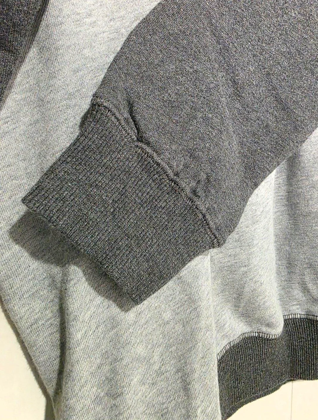 Lee Two-Tone Raglan Crewneck Sweatshirt Jumper Grey - Size 10 — photo 5