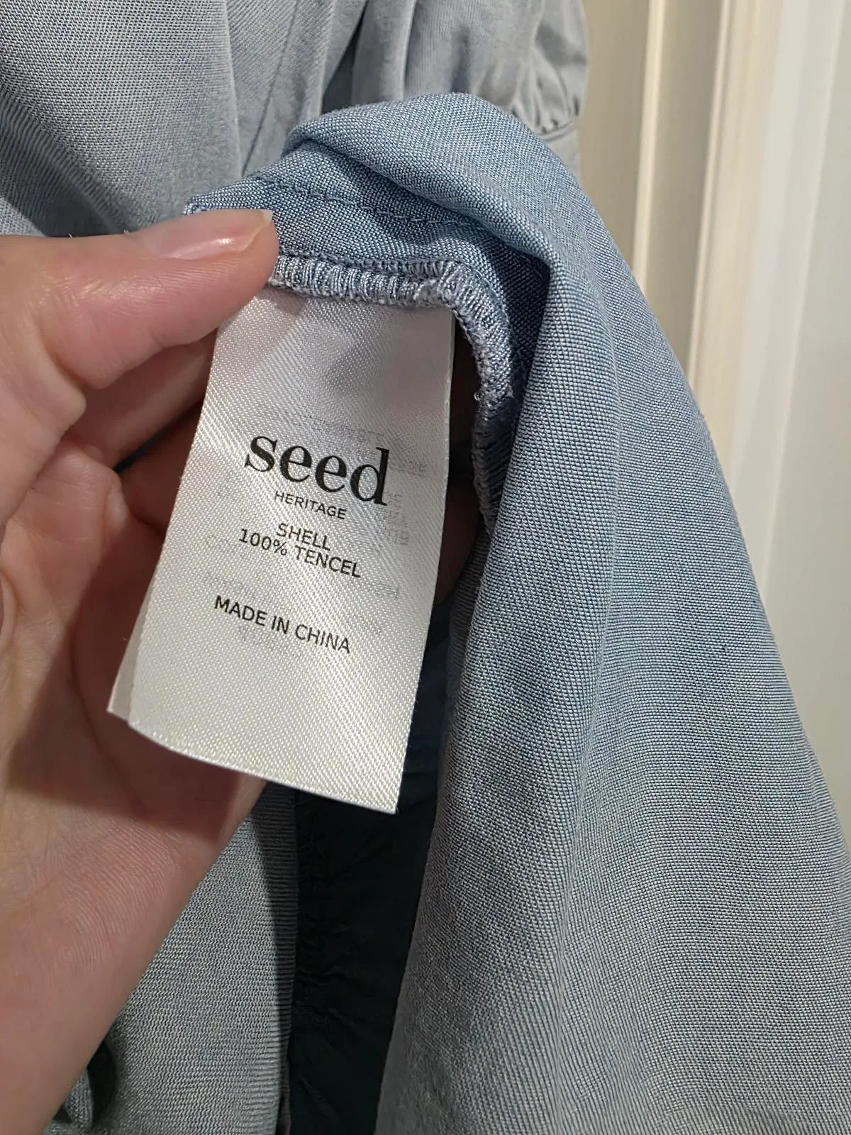 Seed Heritage blue mini dress - size 8 — photo 9