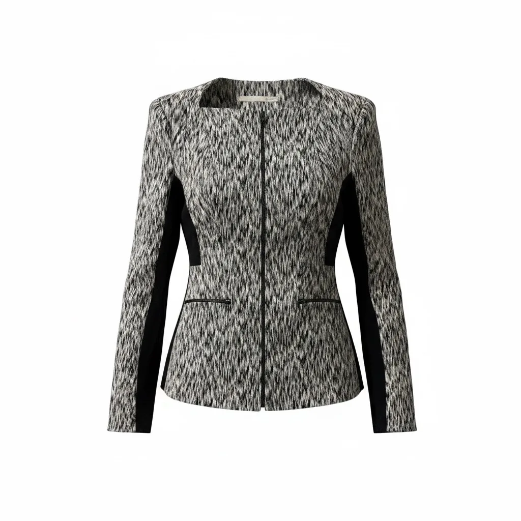 Willow Women's Black and White Patterned Jacket — photo 2