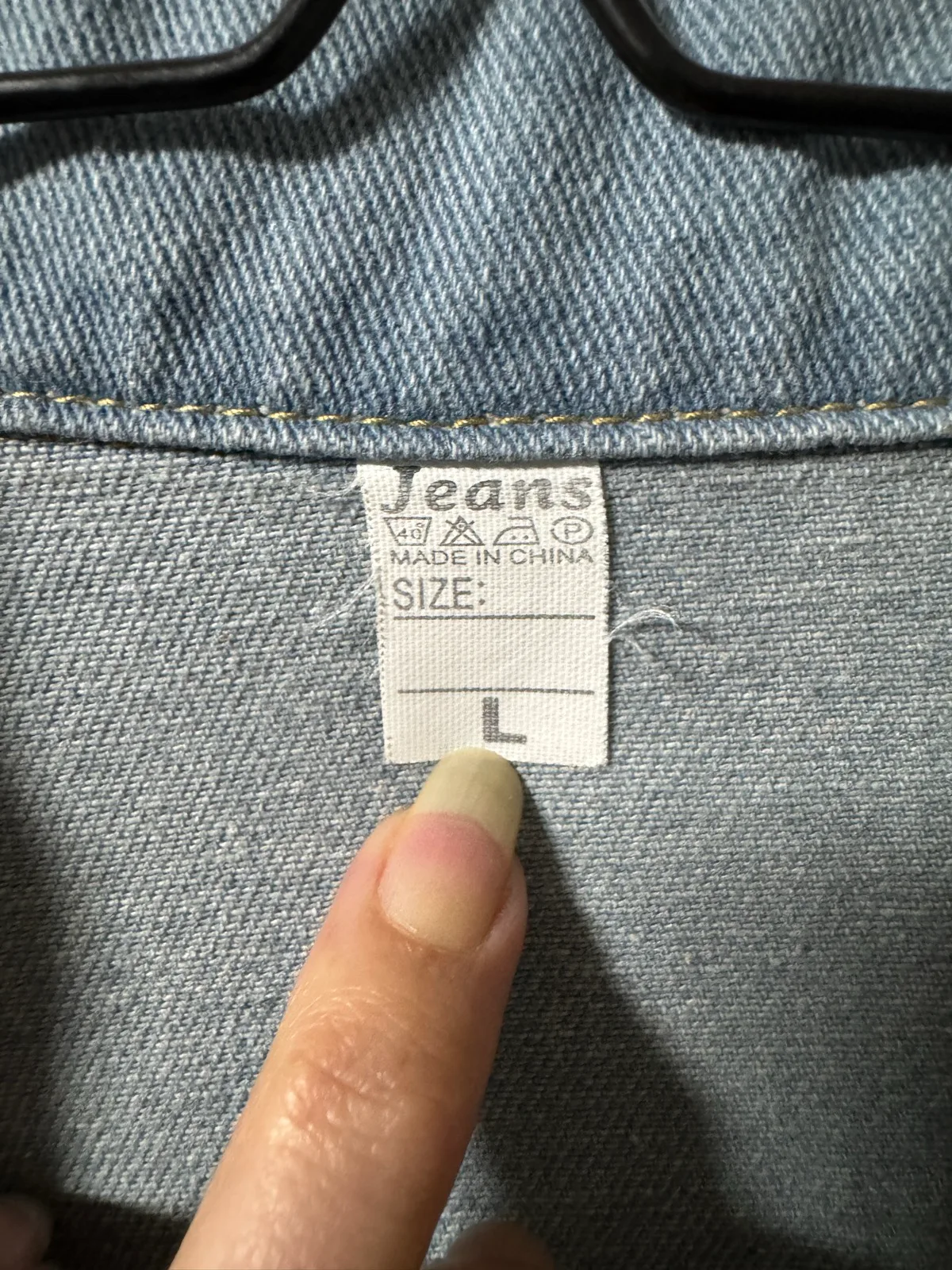 Light Blue Denim Jacket by Jeans - Size L — photo 5