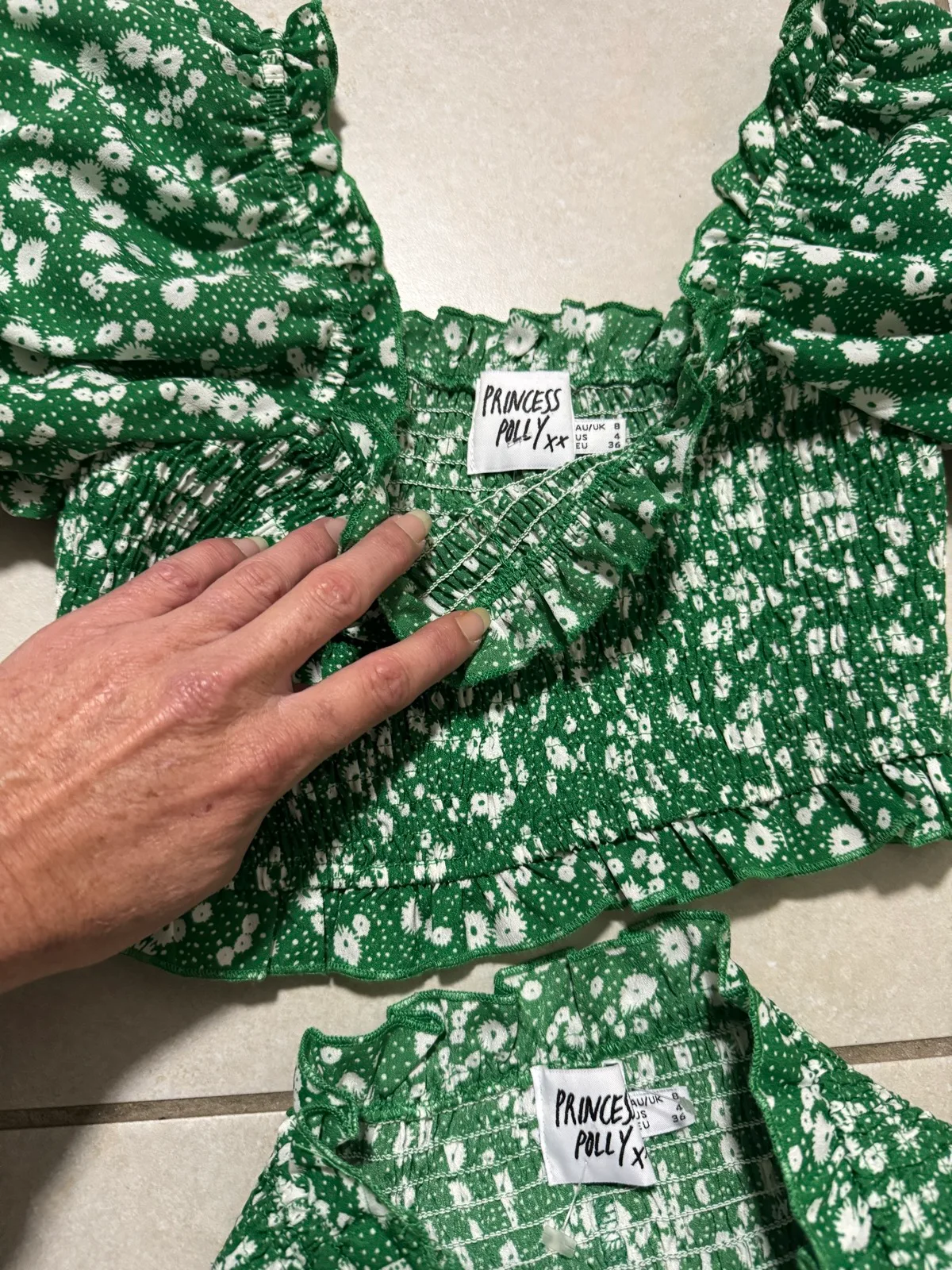 Princess Polly Green Floral Two-Piece Set — photo 4