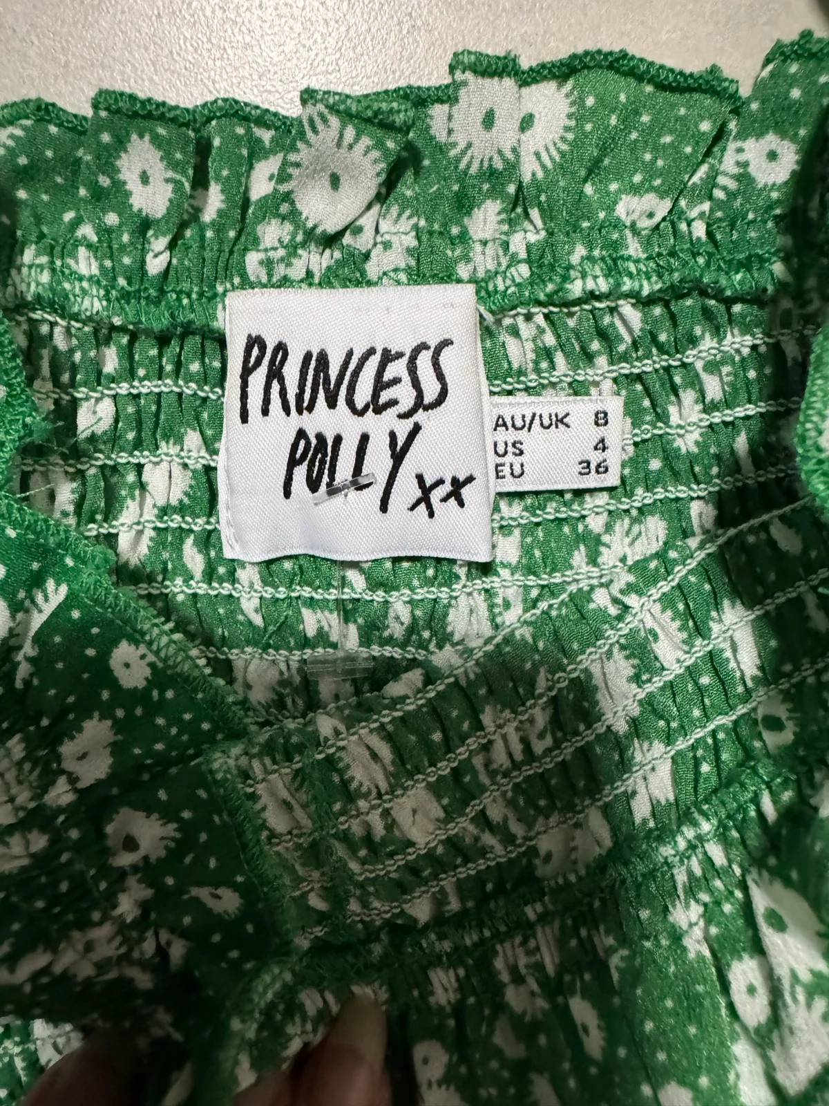 Princess Polly Green Floral Two-Piece Set — photo 6