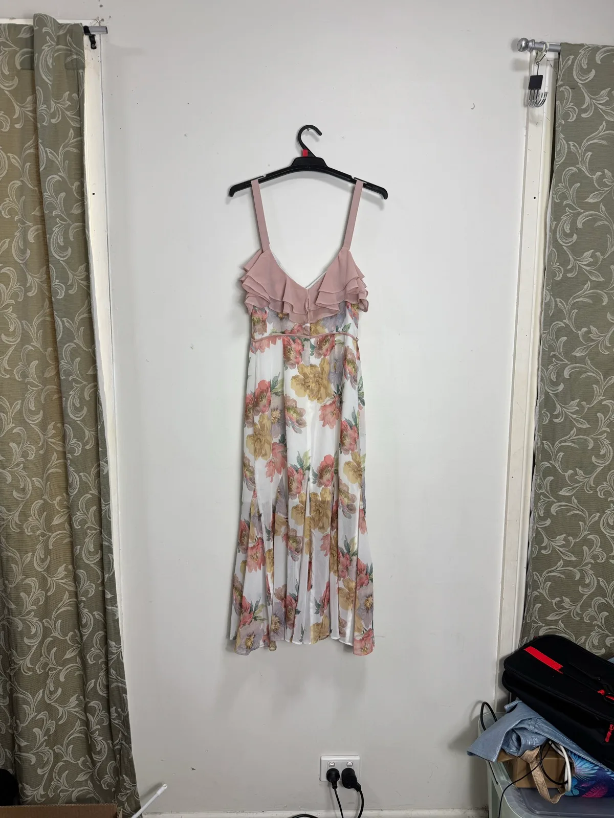 Talulah Floral Ruffle Midi Dress — photo 3
