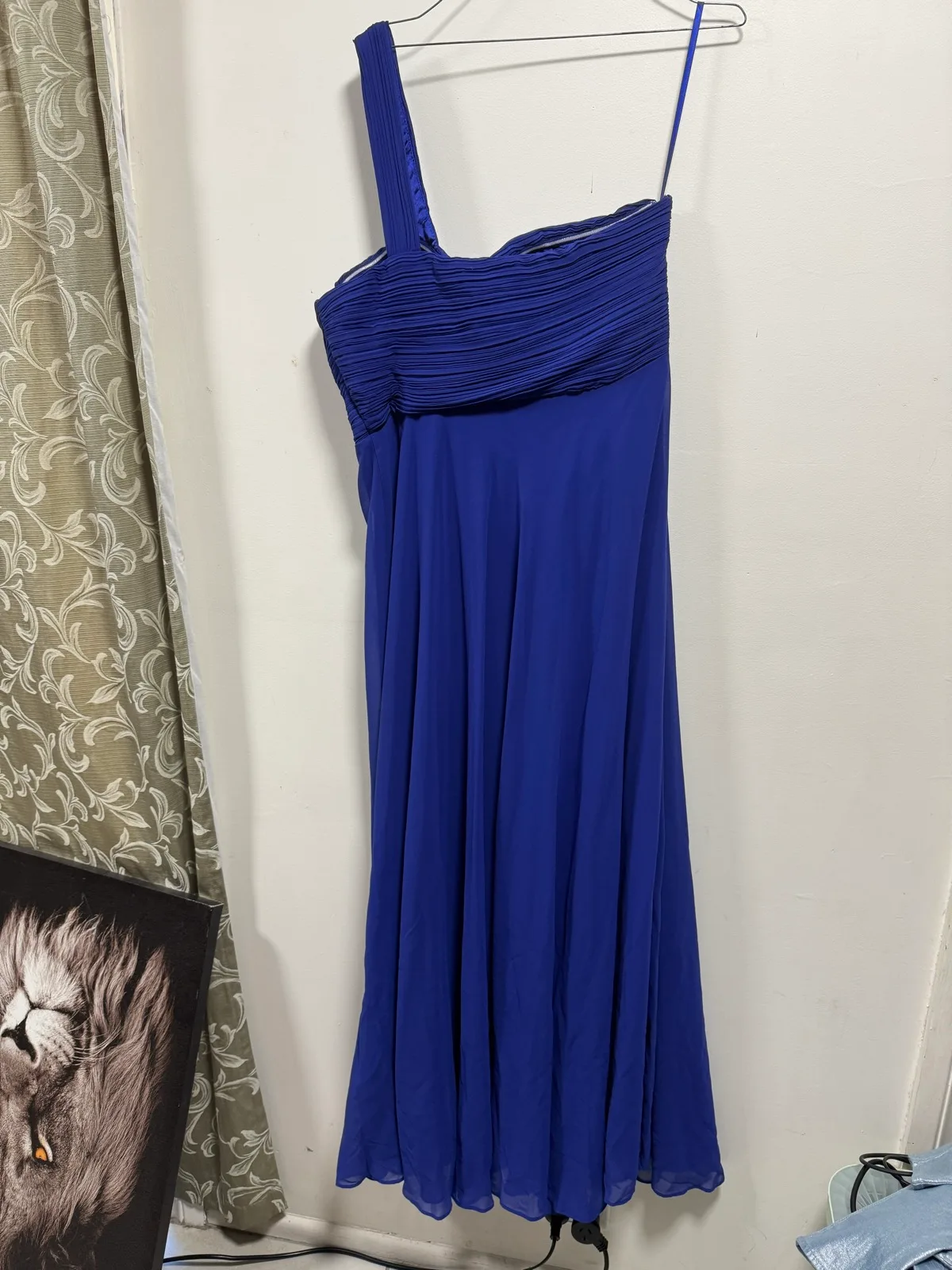 Ever Pretty One-Shoulder Blue Evening Dress with Embellishments — photo 3