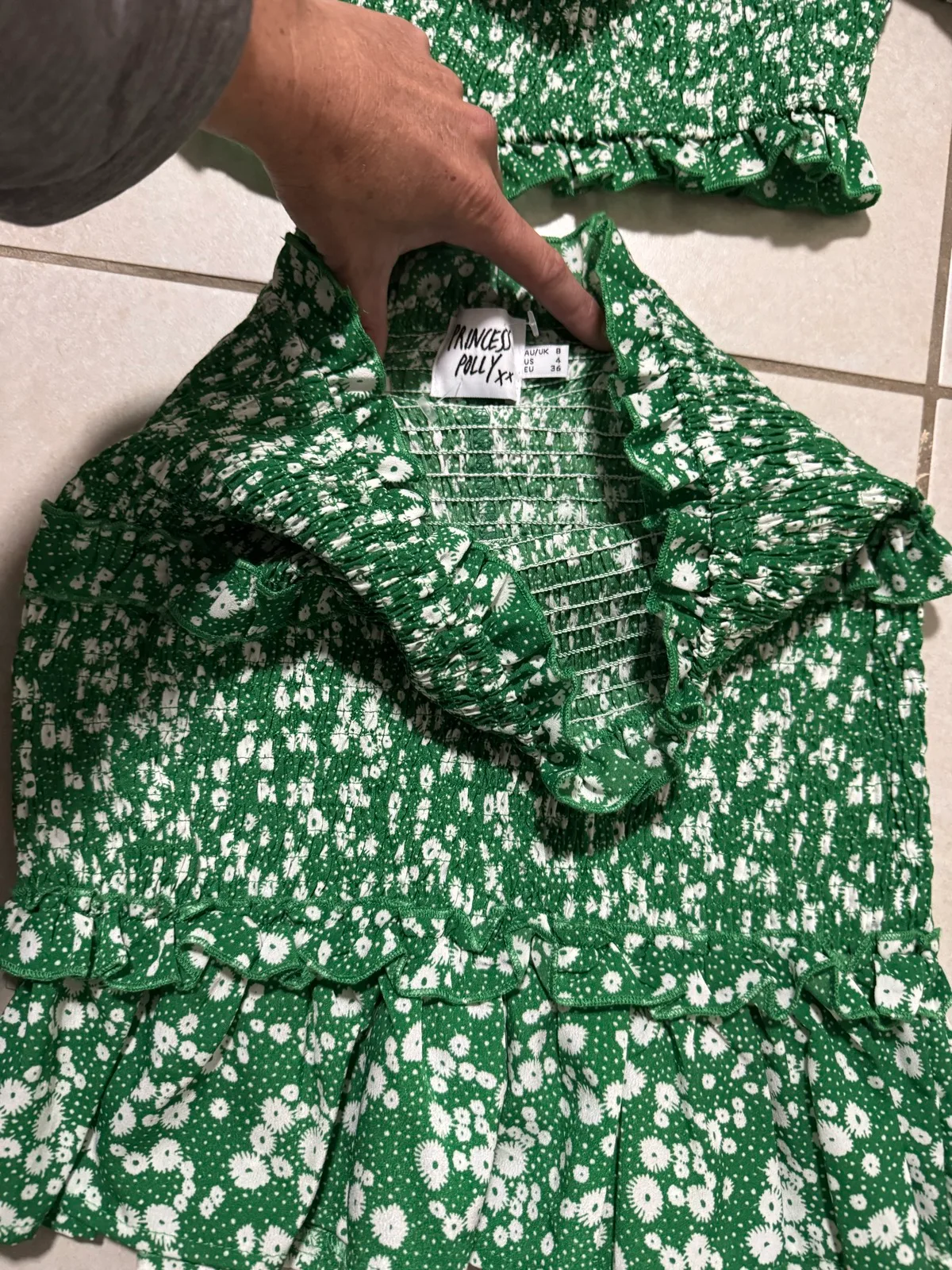 Princess Polly Green Floral Two-Piece Set — photo 5