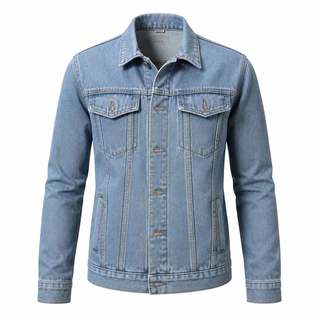 Light Blue Denim Jacket by Jeans - Size L — photo 2