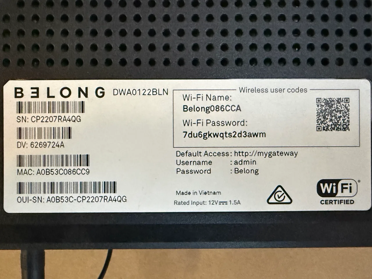 Belong Wifi Router — photo 4
