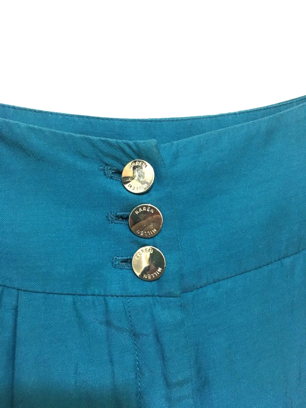 Karen Millen slate blue pleat pants sz.8 — photo 3