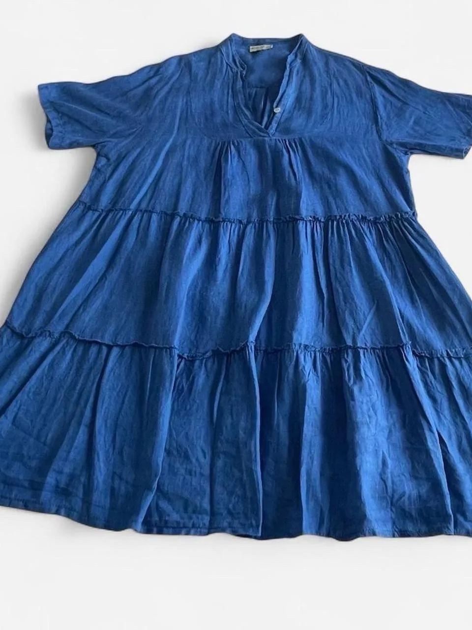 Rosa Jo Jo linen smock dress size 18 – photo 2