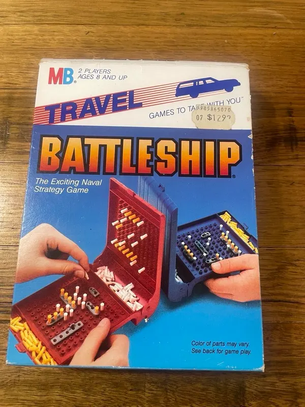 Vintage 1989 MB Travel Battleship