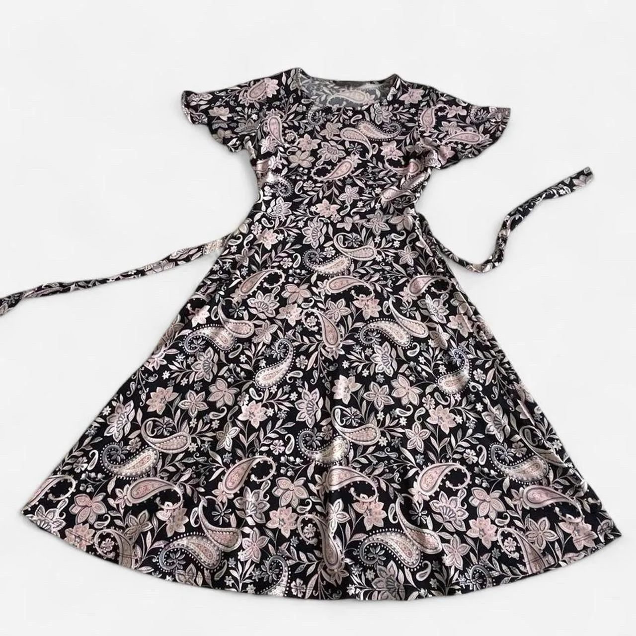 Jacqui E paisley dress size XS – photo 3