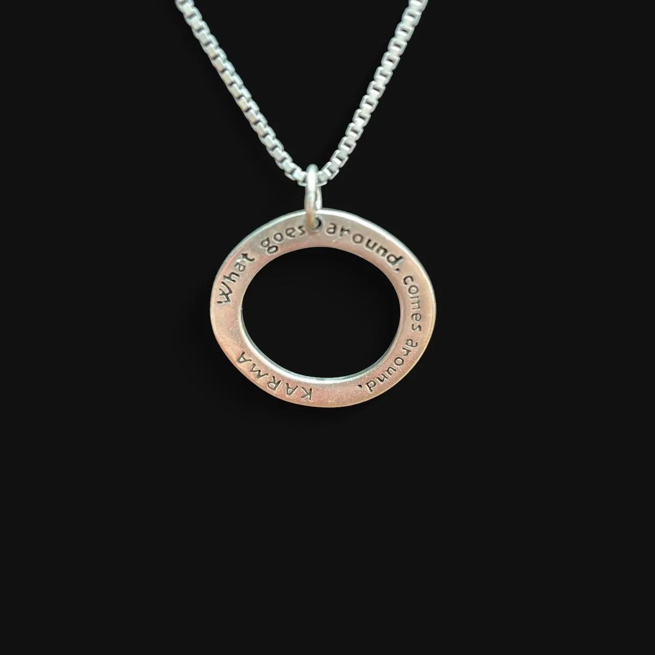 2010 Sterling silver Karma necklace – photo 2