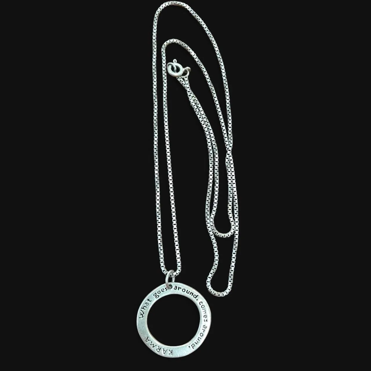 2010 Sterling silver Karma necklace – photo 4