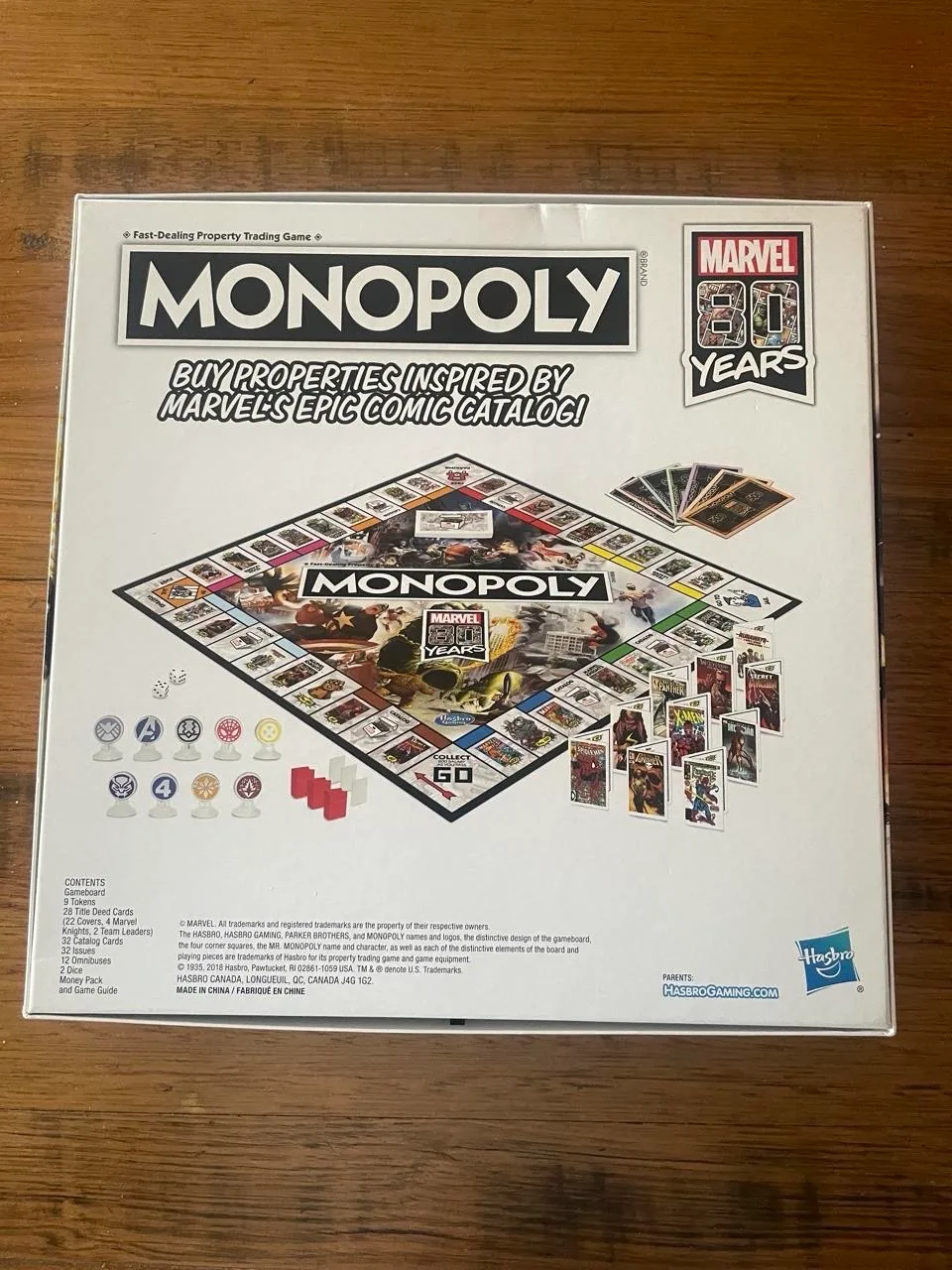 Marvel 80th Anniversary Monopoly Game – photo 4