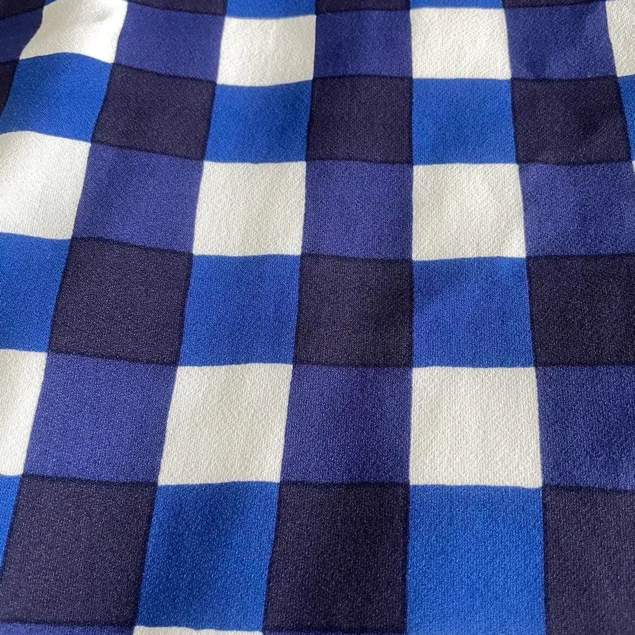 Trenery blue and white checkered shift dress – photo 8