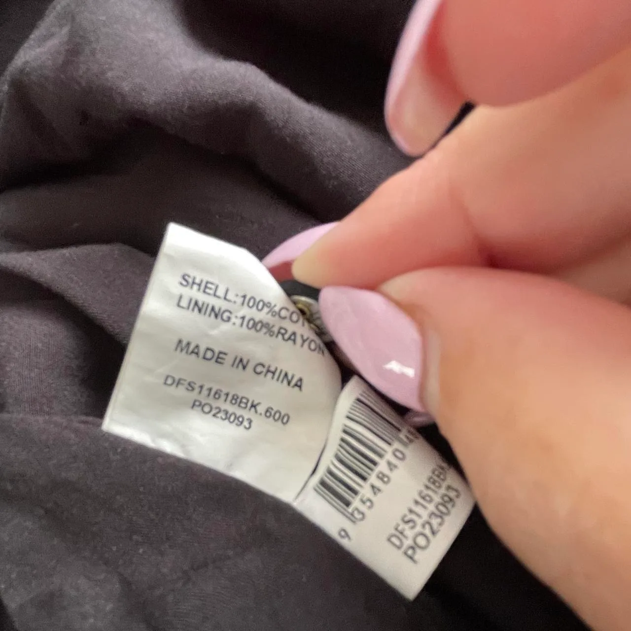 DISSH black dress with open back size 10 – photo 8