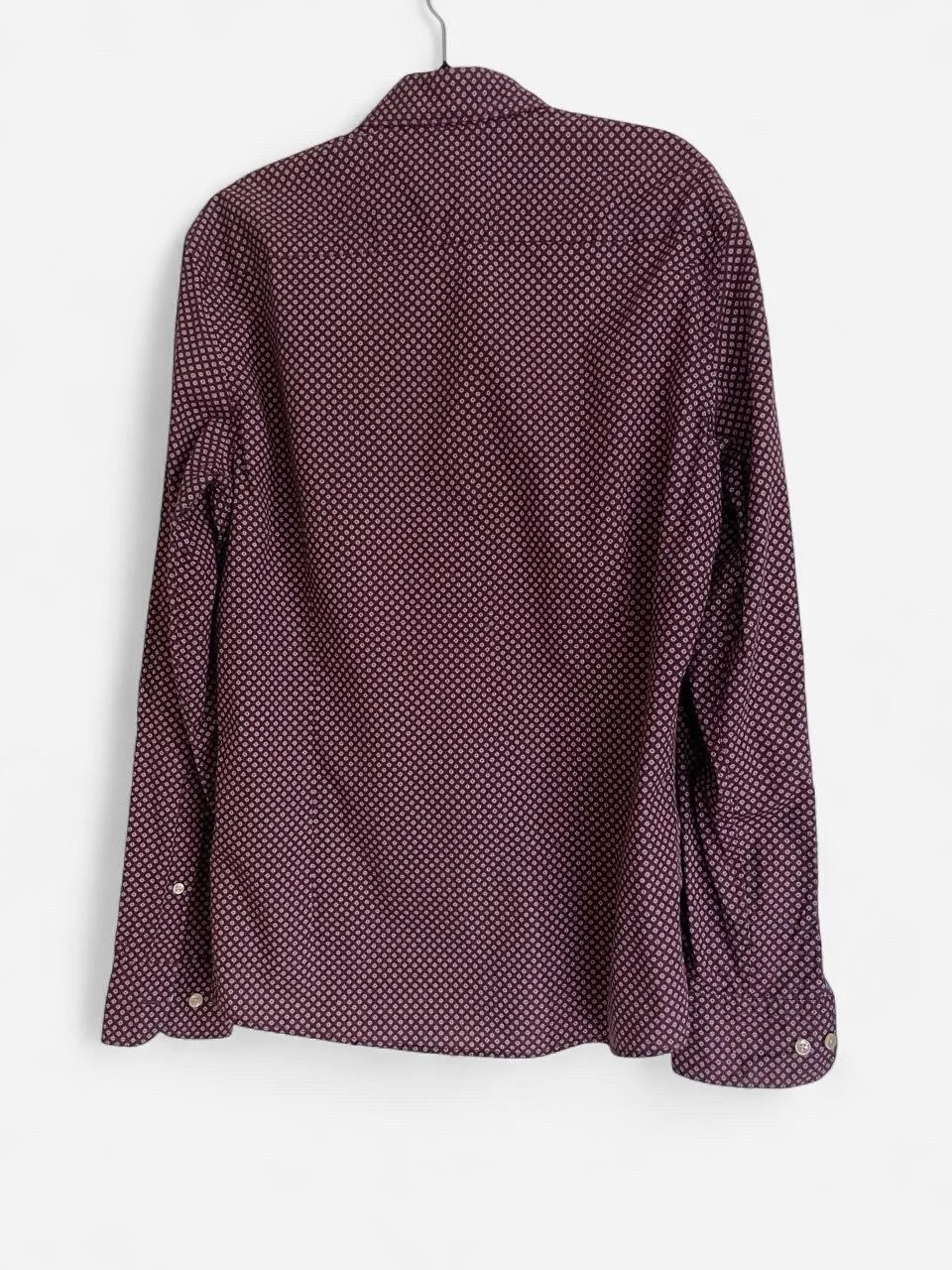 Hackett London burgundy slim fit shirt - 100% cotton – photo 2