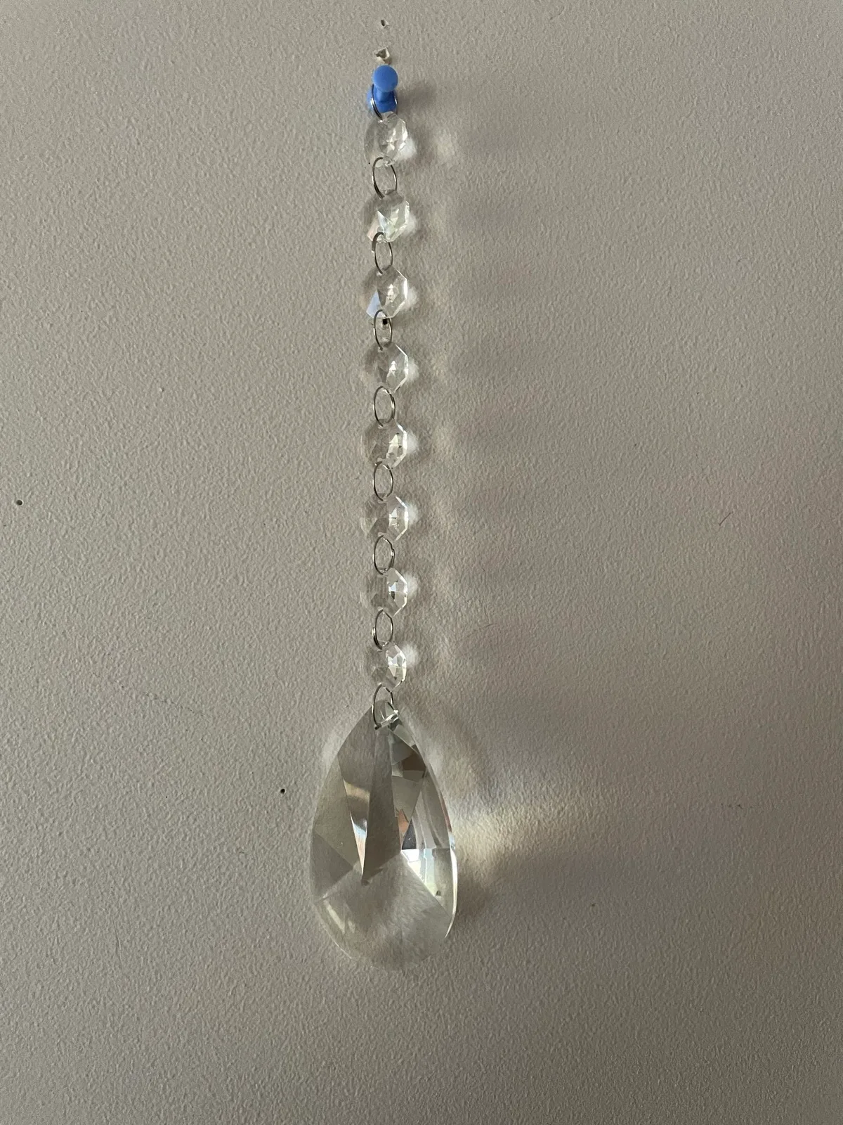 2 x Chandelier Crystal Strands Teardrop Suncatchers – photo 3