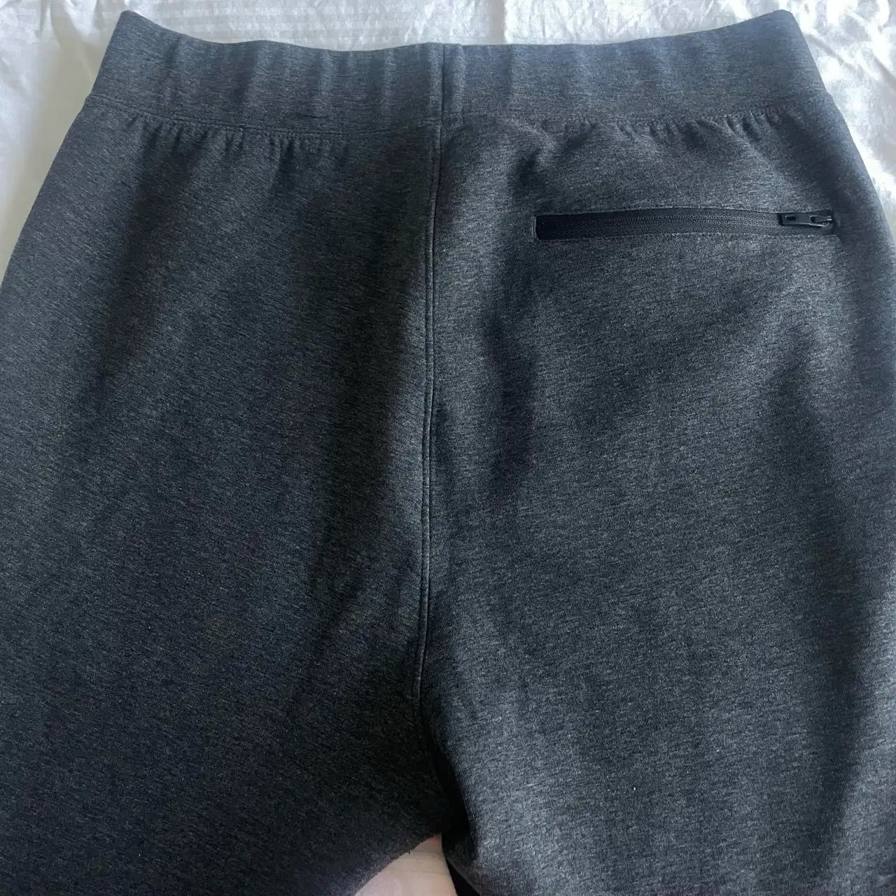 Uniqlo gray heather sweatpants with side pockets and drawstring waist size M – photo 7