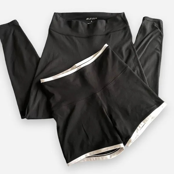 SZEP Activewear Set - Long Leggings & Run Shorts size S