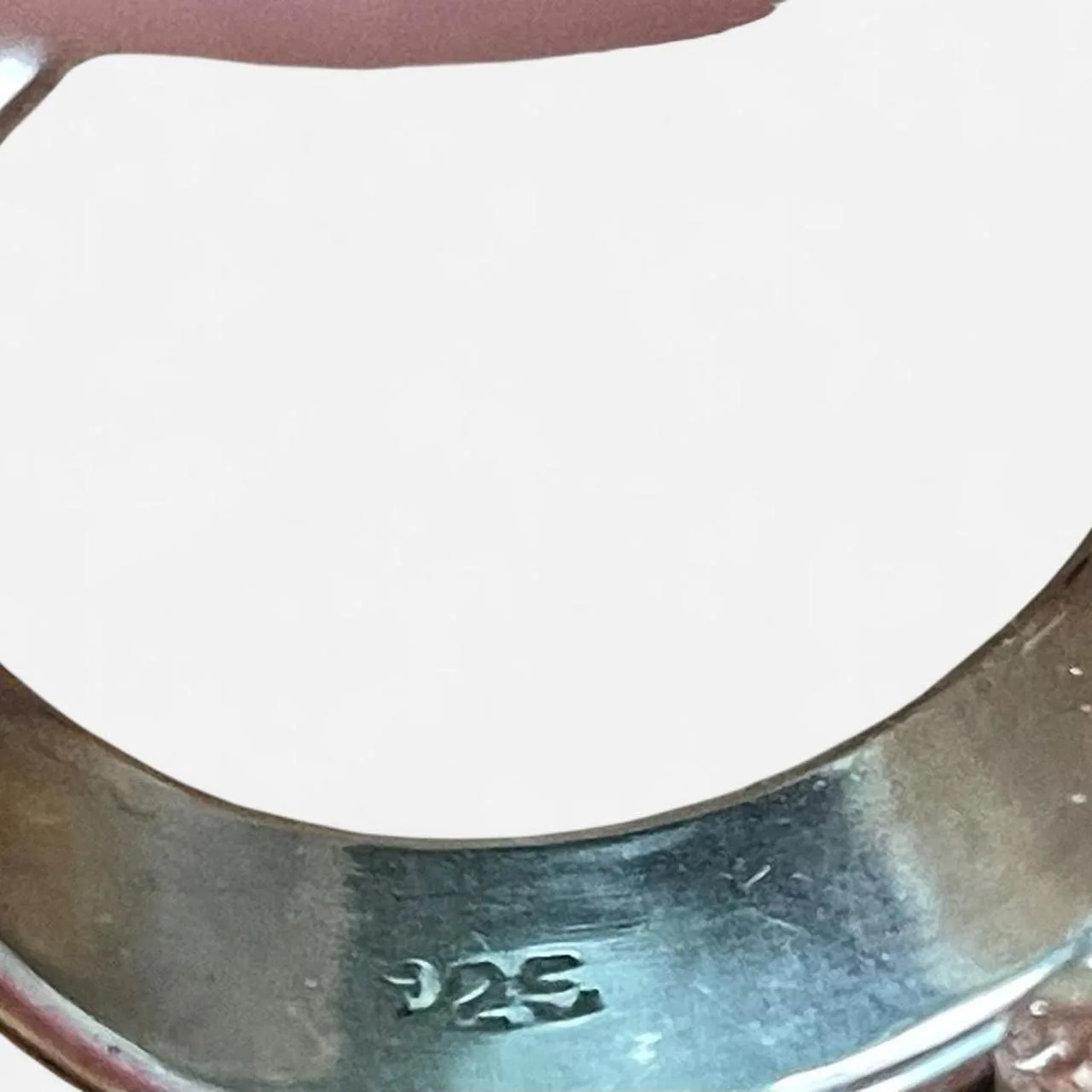 Y2K UNISEX Sterling silver Spinner band ring – photo 2