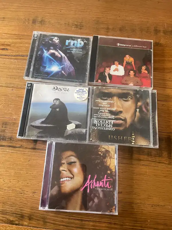 5 x 90s & 2000s R&B Pop CD Bundle