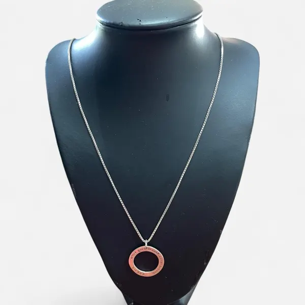 2010 Sterling silver Karma necklace