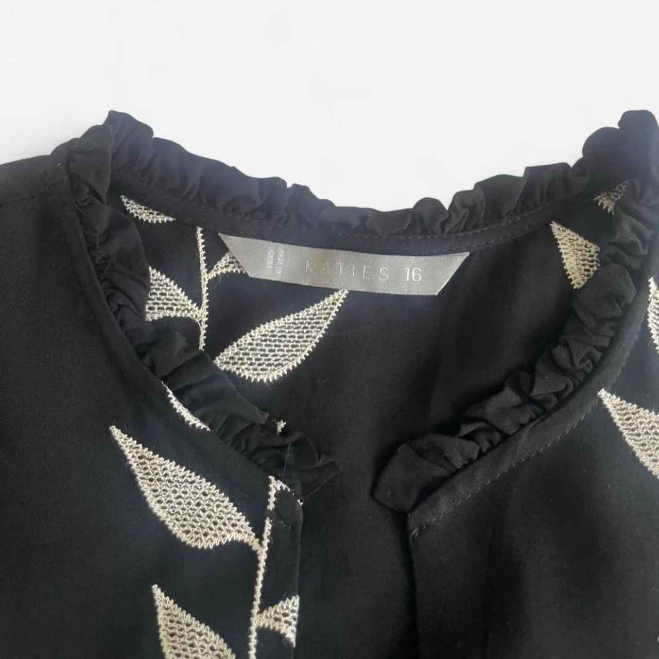 Katies black and white midi dress size 16 – photo 2