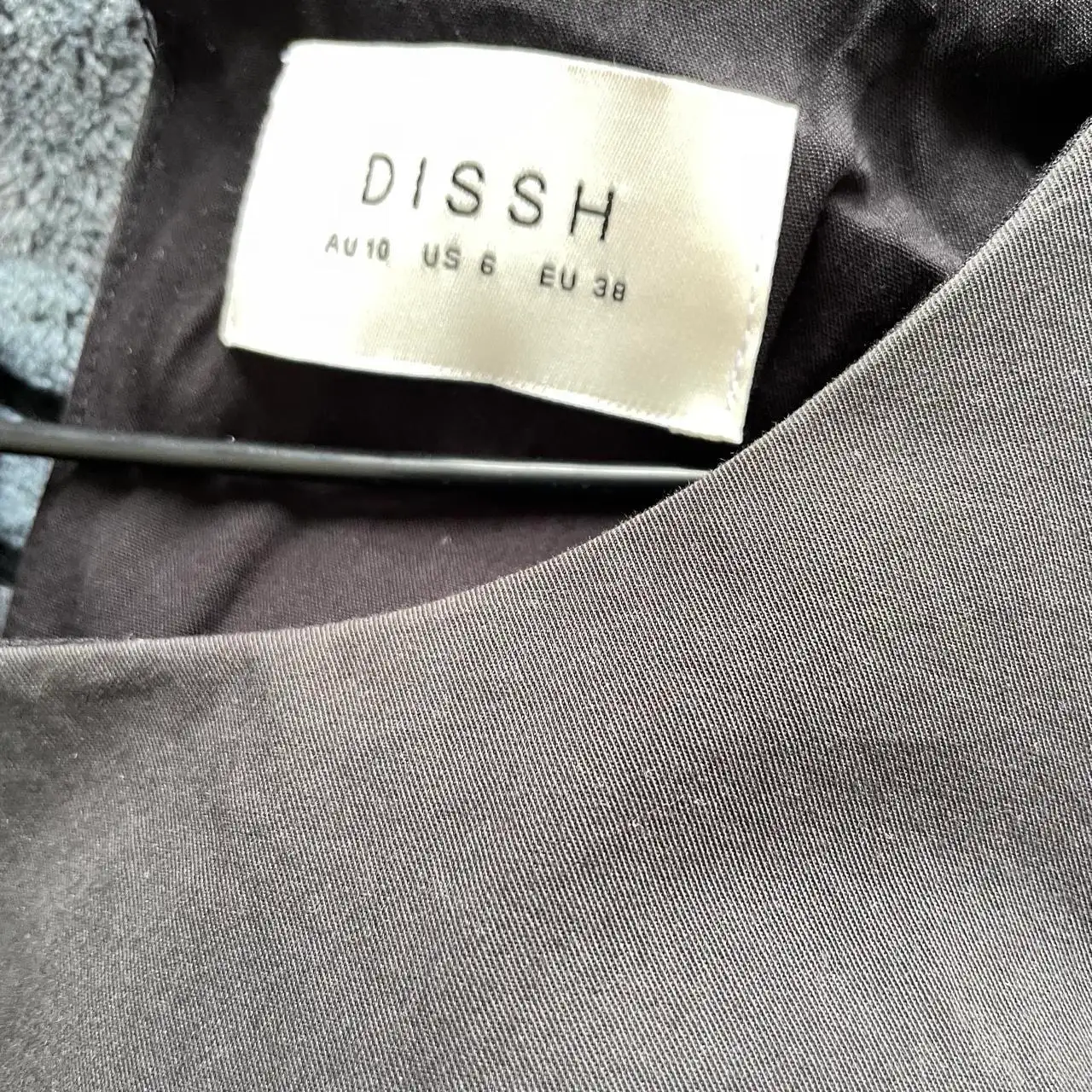 DISSH black dress with open back size 10 – photo 7
